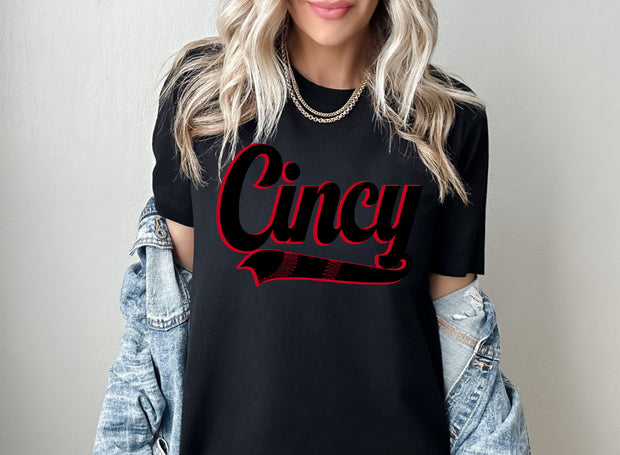 BLACKED OUT CINCY ADULT SHORT SLEEVE