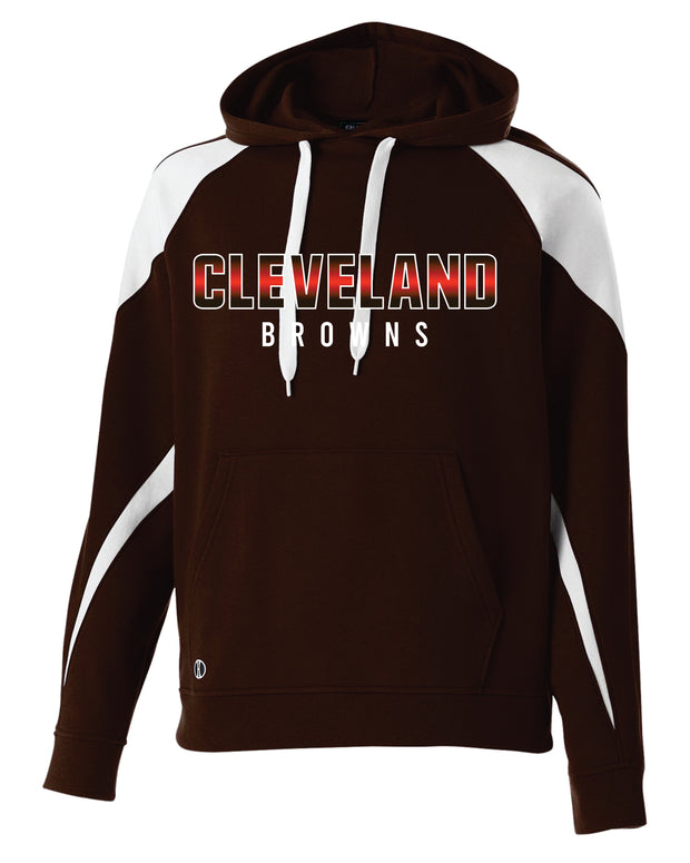 CLEVELAND BROWN UNISEX COLOR BLOCK HOODIE ADULT