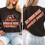 MADE TO ORDER: ADULT UNISEX 2025 EASTERN FOOTBALL SPONSORSHIP BROWN