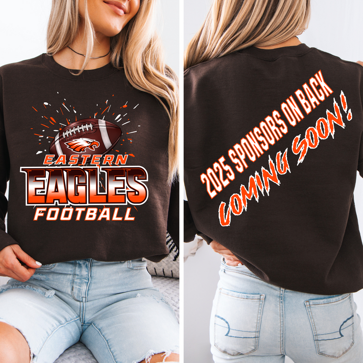 MADE TO ORDER: ADULT UNISEX 2025 EASTERN FOOTBALL SPONSORSHIP BROWN