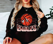 MADE TO ORDER: ADULT UNISEX OPTION E HEART EAGLES BASKETBALL