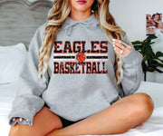 DISTRESSED Eagles Basketball-Adult