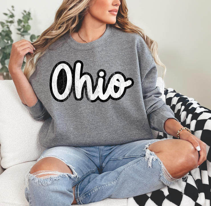 MADE TO ORDER: DISTRESSED OHIO ADULT UNISEX