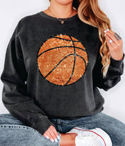 FAUX GLITTER BASKETBALL-ADULT