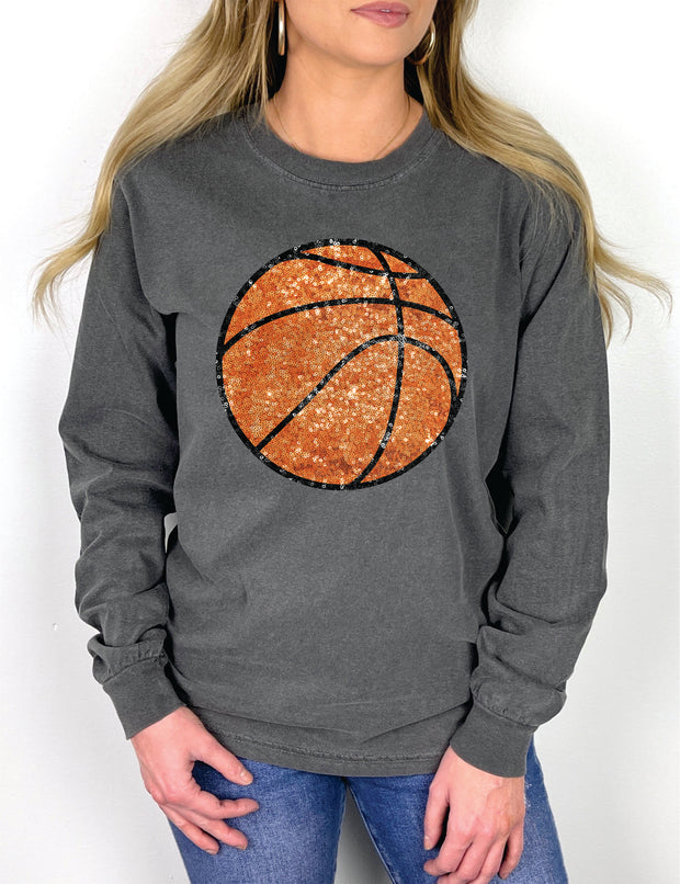 FAUX GLITTER BASKETBALL-ADULT