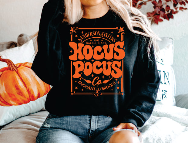 GROOVY HOCUS POCUS Adult Crewneck Sweatshirt