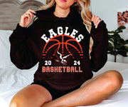 MADE TO ORDER: ADULT UNISEX OPTION C EAGLES HALF BASKETBALL