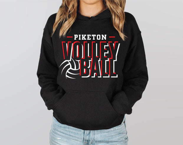 MADE TO ORDER: ADULT UNISEX PIKETON REDSTREAKS VOLLEYBALL SHADOW