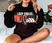 MADE TO ORDER: ADULT UNISEX LADY EAGLES WAVY VOLLEYBALL