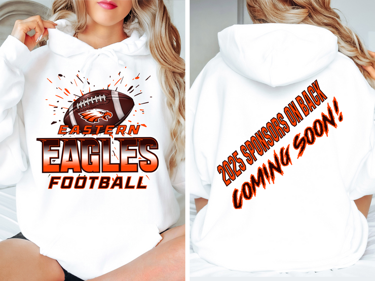 MADE TO ORDER: ADULT UNISEX 2025 EASTERN FOOTBALL SPONSORSHIP WHITE