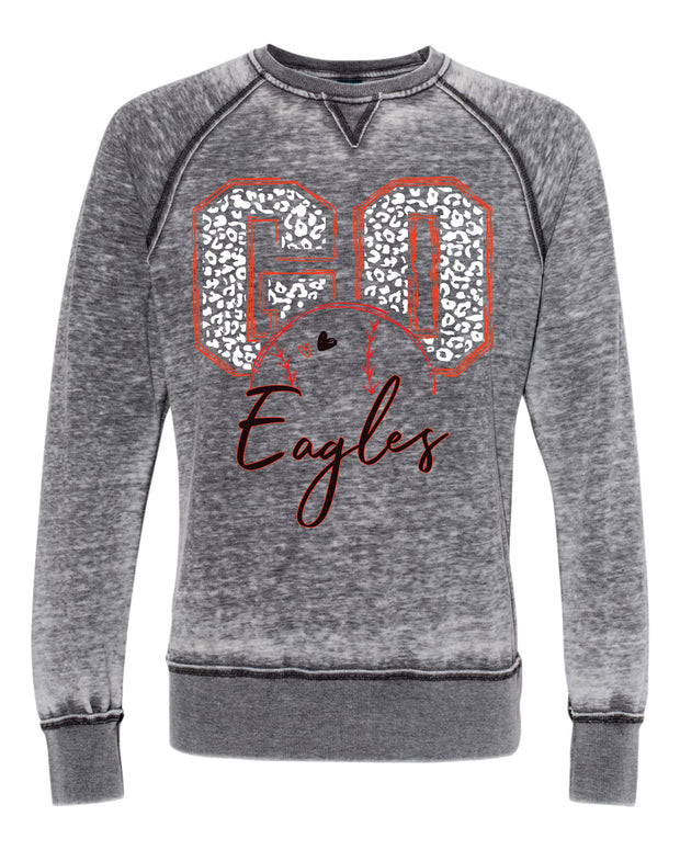 EASTERN EAGLES LEOPARD BASEBALL UNISEX CREWNECK