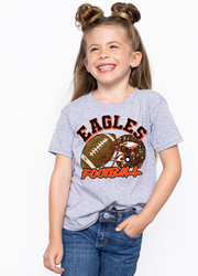 Youth Faux Sequin Eagles Football