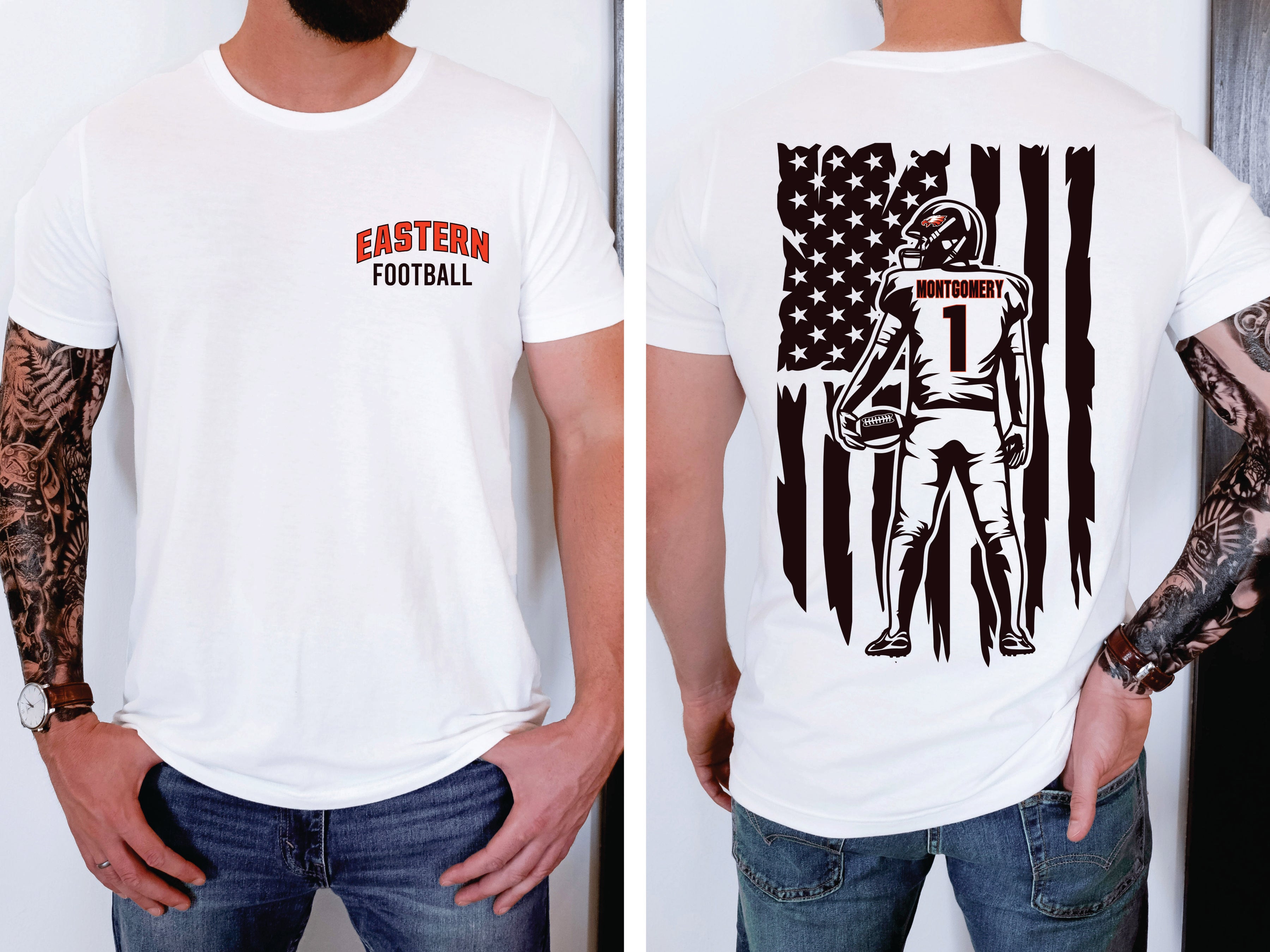 MADE TO ORDER: ADULT UNISEX EASTERN FOOTBALL PLAYER