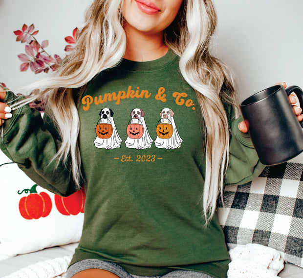 PUMPKIN AND CO Adult Crewneck Sweatshirt