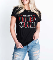 MADE TO ORDER: ADULT UNISEX PIKETON REDSTREAKS VOLLEYBALL SHADOW