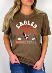 MADE TO ORDER: ADULT UNISEX OPTION C EAGLES HALF BASKETBALL