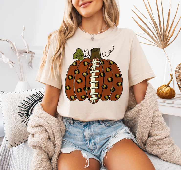 MADE TO ORDER: LEOPARD FOOTBALL ADULT SHORT SLEEVE