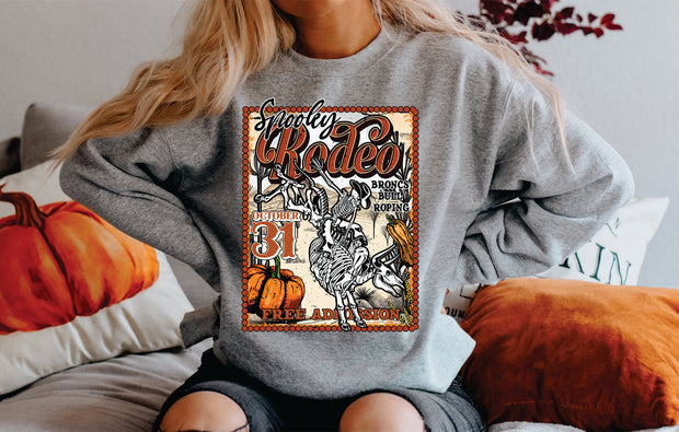 SPOOKYRODEO Adult Crewneck Sweatshirt