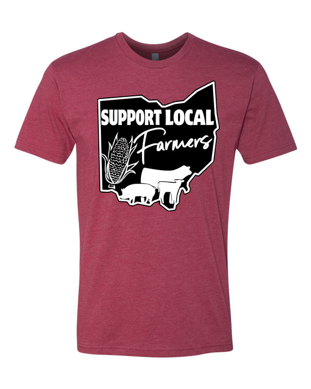 SUPPORT LOCAL FARMERS ADULT SHORT SLEEVE