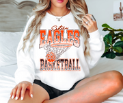 MADE TO ORDER: EASTERN EAGLES DISTRESSED BASKETBALL WHITE GARMENT
