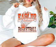 MADE TO ORDER: EASTERN EAGLES DISTRESSED BASKETBALL WHITE GARMENT