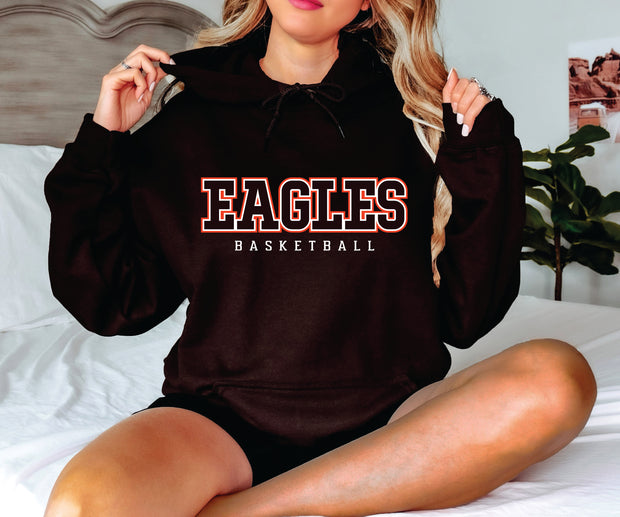 Eagles Basketball Adult HOODED SWEATSHIRT