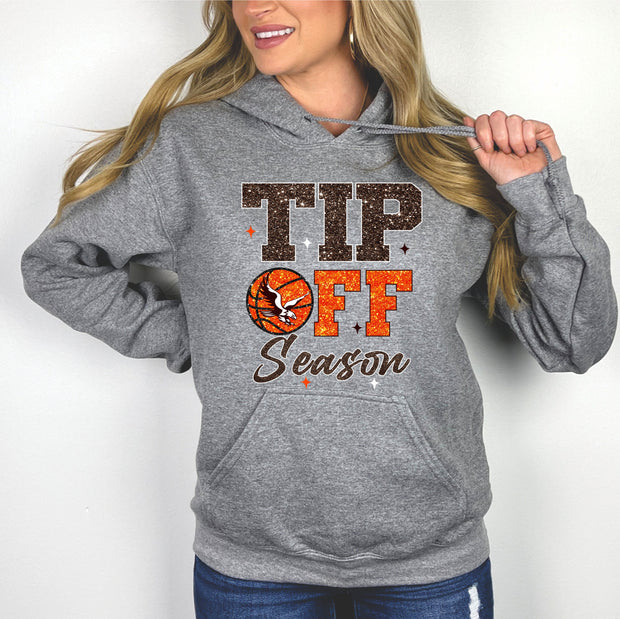 MADE TO ORDER: ADULT UNISEX TIP OFF SEASON FAUX GLITTER