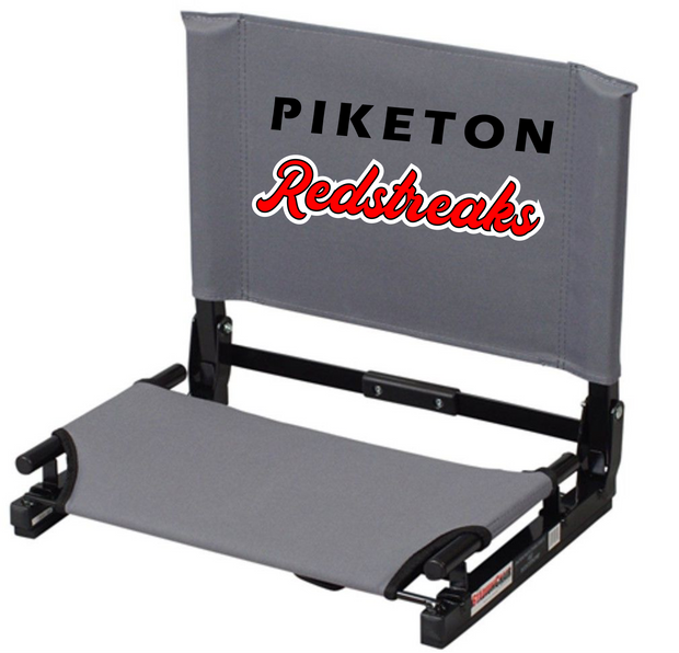 Piketon Redsteaks Folding Stadium Chair