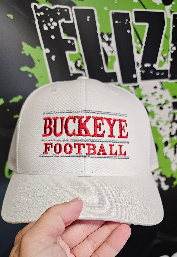 BUCKEYE FOOTBALL EMBROIDERED HAT