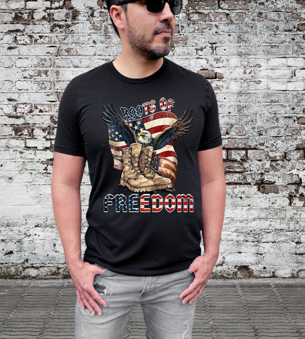 ROOTS OF FREEDOM ADULT SHORT SLEEVE