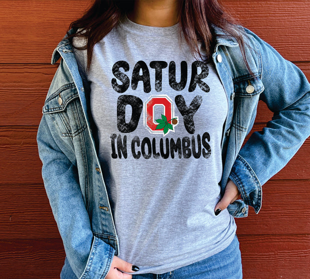 SATURDAY IN COLUMBUS Adult Short Sleeve