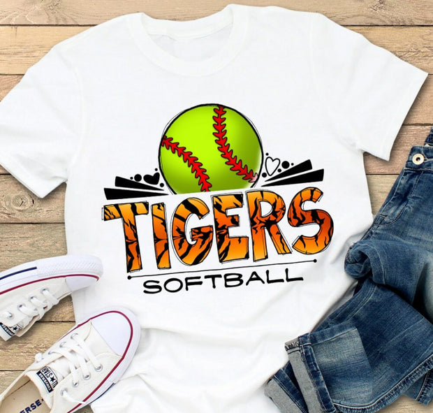 Tigers Leopard Softball