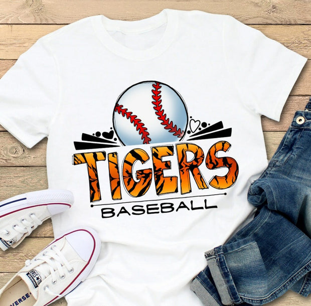 Tigers Leopard Baseball