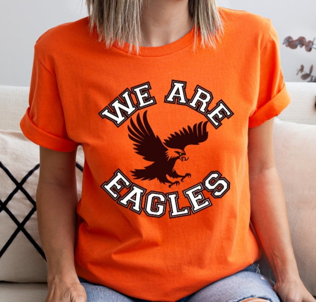 Adult Unisex Orange Short Sleeve T-Shirt