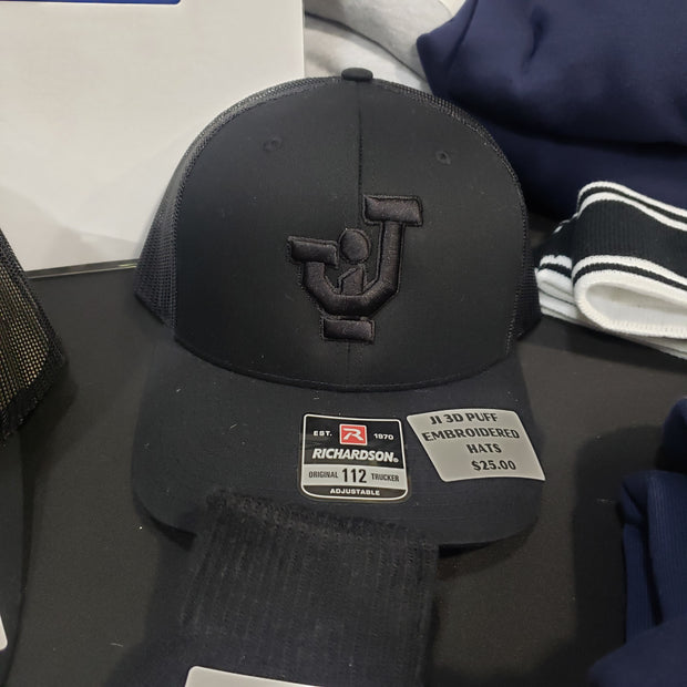 BLACKED OUT Jackson Ironmen Ji Richardson 3D Puff Hat