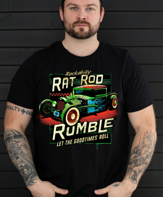 Rockabilly Rat Rod Adult Unisex Short Sleeve