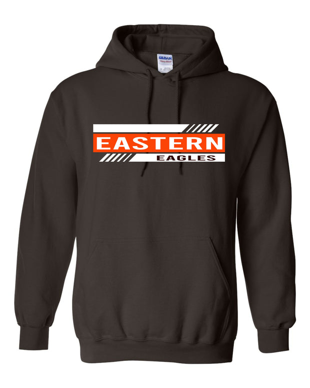 ADULT UNISEX EASTERN EAGLES CHOCOLATE BROWN HOODIE