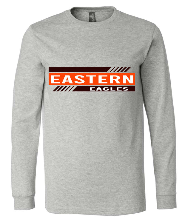 ADULT UNISEX EASTERN EAGLES GREY LONG SLEEVE SHIRT