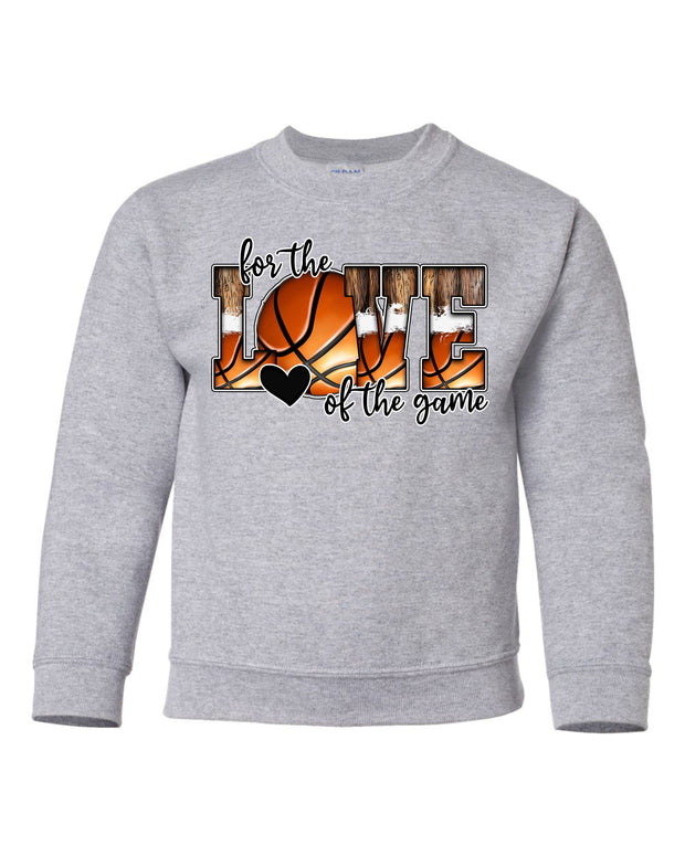 For the Love of The Game YOUTH Unisex Crewneck Sweatshirt