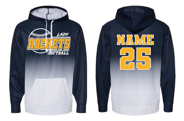 PRE-ORDER ROCKETS SOFTBALL ADULT UNISEX HOODED SWEATSHIRT