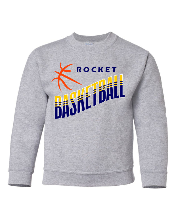 YOUTH Unisex Crewneck Sweatshirt ROCKET BASKETBALL