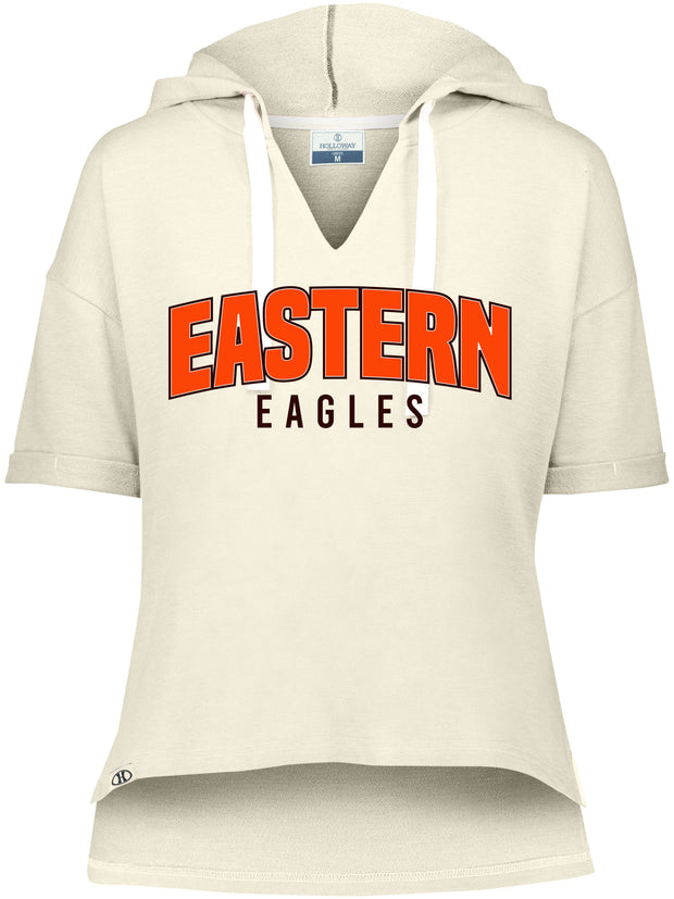 ADULT LADIES EASTERN EAGLES HOODED SHIRT