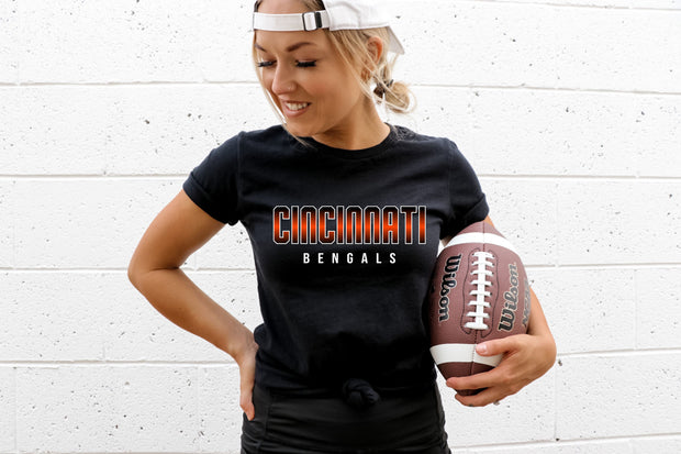 CINCINNATI BENGALS ADULT UNISEX T-SHIRT