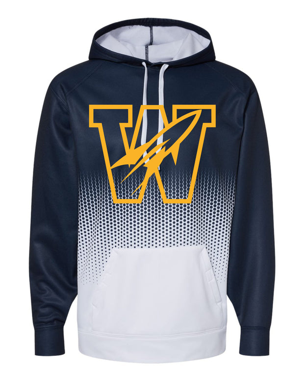 PRE-ORDER WELLSTON ROCKET LOGO ADULT HOODED SWEATSHIRT