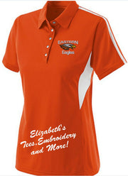 Ladies Orange Eastern Eagles Polo