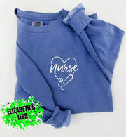 Nurse Embroidered Left Chest Logo