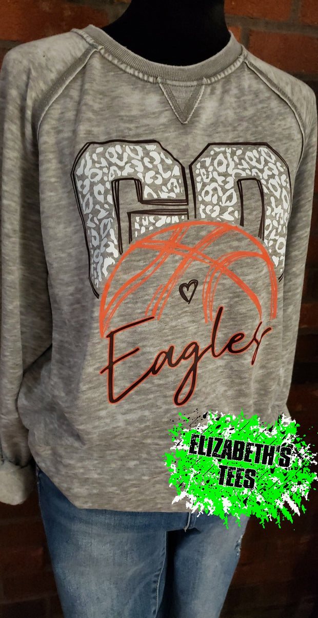 EASTERN EAGLES BASKETBALL UNISEX CREWNECK