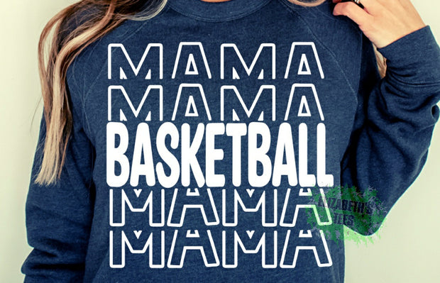 ADULT UNISEX CREWNECK BASKETBALL MAMA