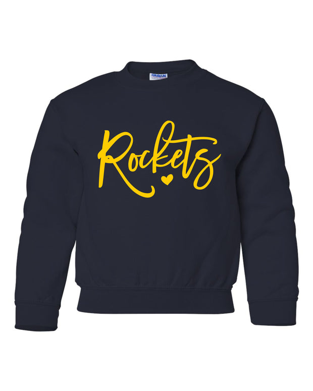 YOUTH Unisex Crewneck Sweatshirt ROCKETS