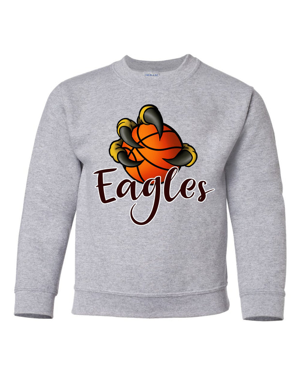 YOUTH UNISEX EAGLES BASKETBALL CREWNECK SWEATSHIRT